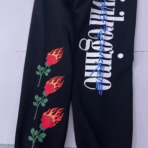 Darc Sport Black and Red Joggers Sweatpants